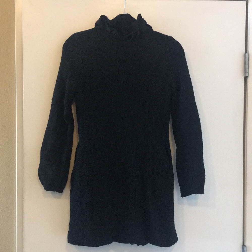 Wool Rosette Pea Coat! View 6